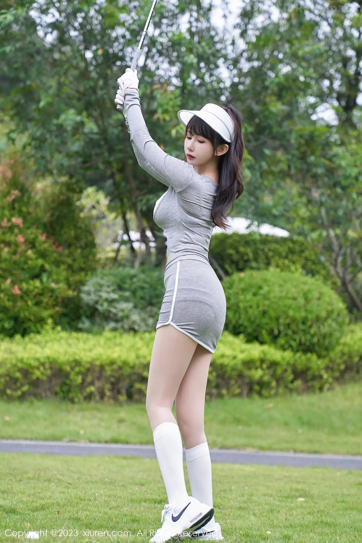 图片[6]-[XiuRen秀人网]VOL.7657 模特波巧酱性感灰色运动套装露白色内衣秀凹凸身材完美诱惑写真84P-秀人网官方网站